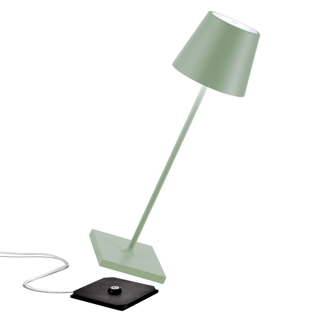Poldina Tavolo Pro LED Lampe Salbei