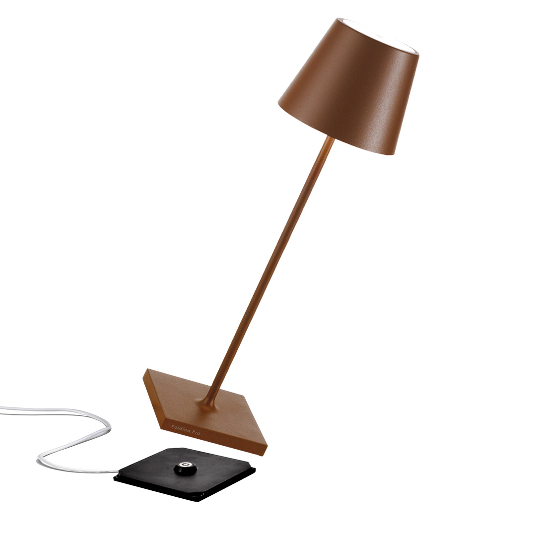 Poldina Tavolo Pro LED Lampe Rost