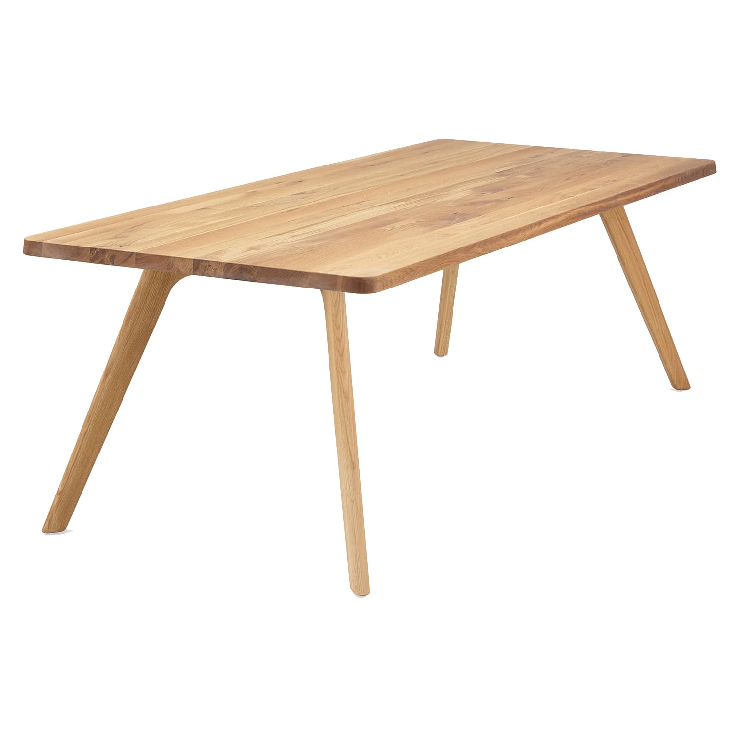Tisch Eiche 3cm N-Holzbeine