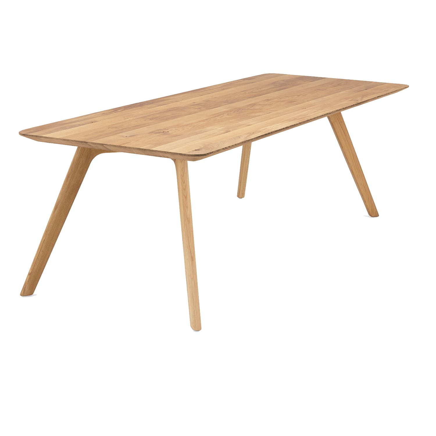 Tisch Eiche 3cm N-Holzbeine