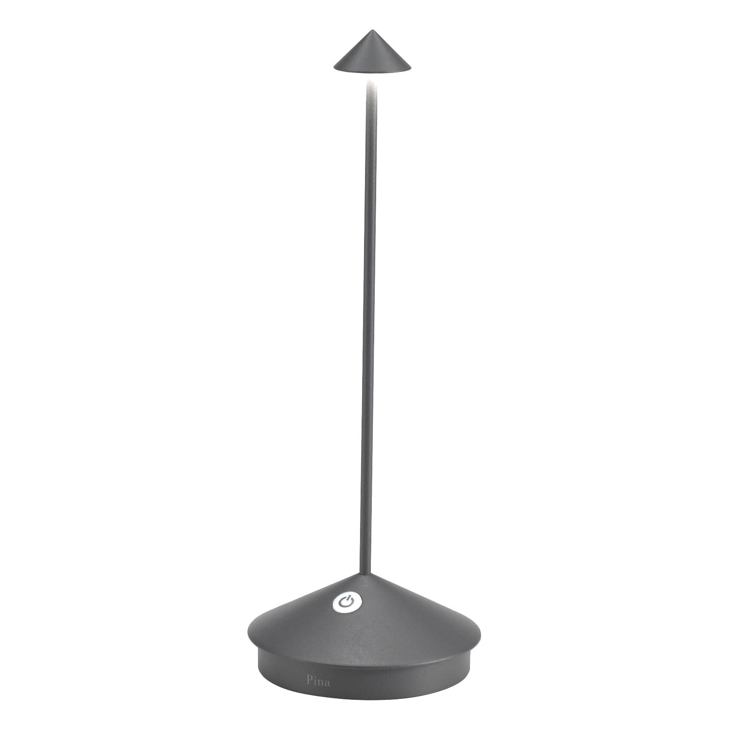 Pina Tavolo Pro LED Lampe Dunkelgrau